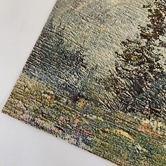 Vintage Art Treasures Grand Tetons Lithograph on Canvas Unframed 17.5 X 12