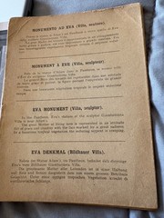 Antique Tourist Album «Souvenir du Cimetiere de Genes 50 Vues» C 1900