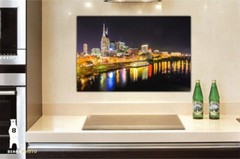 Downtown Nashville Skyline Photography Prints – Music City at Night – Tennessee