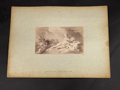 Curiosa Albumen Photograph Engraving François Boucher A. Calavas Paris 1875