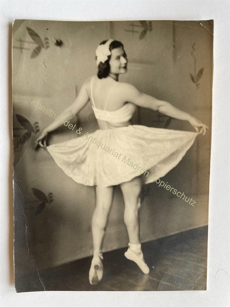 orig. Photo Lady Woman Girl Circa 1940 Dance Dancer Ballet