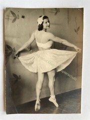 orig. Photo Lady Woman Girl Circa 1940 Dance Dancer Ballet