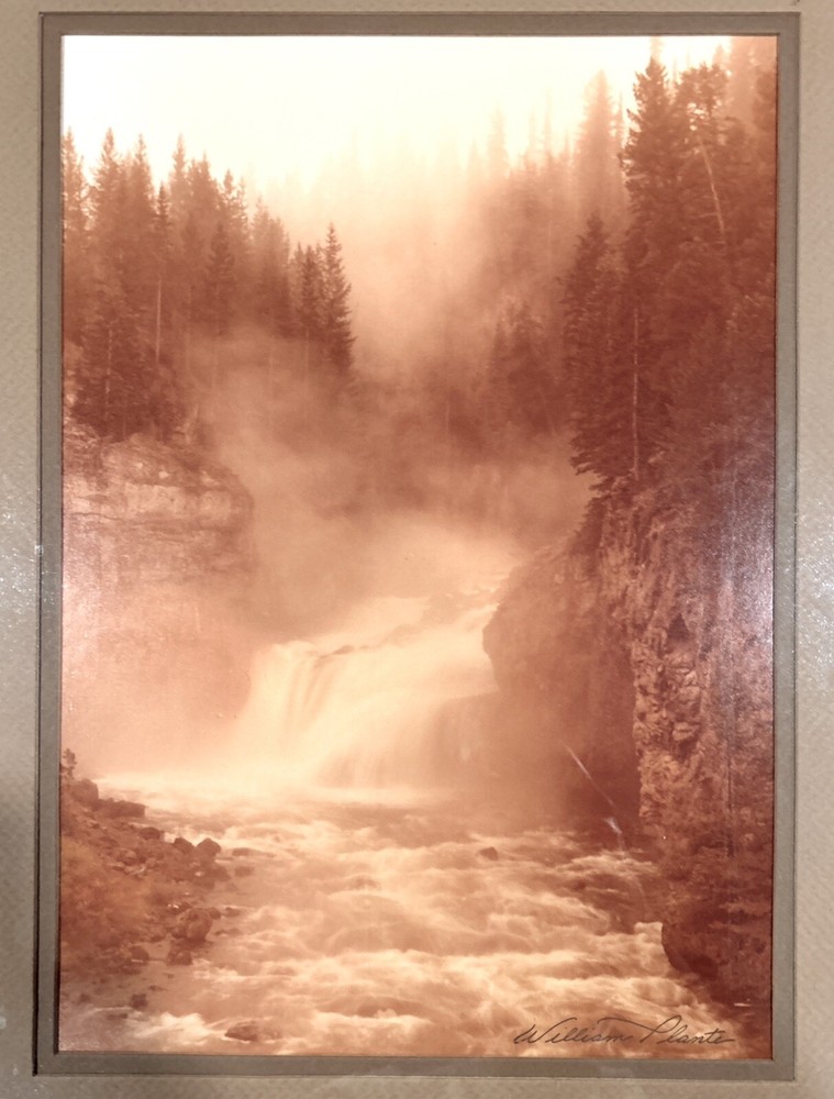 VTG William Plante SIGNED Ltd Ed WILDERNESS CREEK 16 x 20 1976 Framed Print