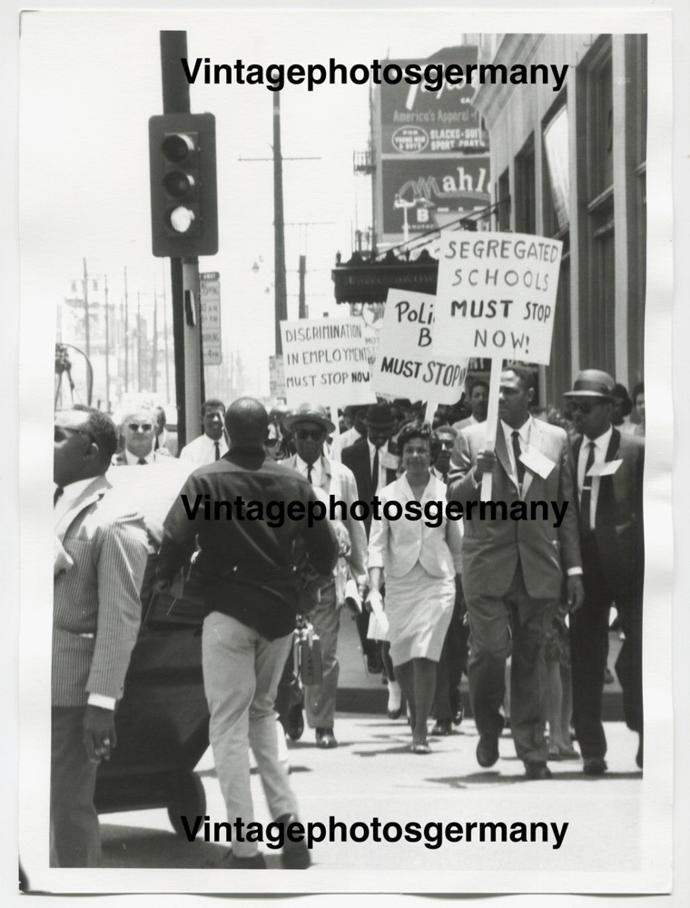 G1976 Photo USA 1963 Dr. Martin Luther King Rally for Freedom March on Washington