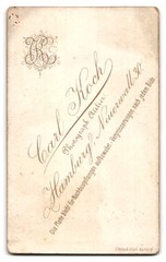 Photograph Carl Koch, Hamburg, Neuerwall 30, portrait young lady in fashionable K