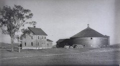 Eleanor Parke Custis photograph Farm House and Round Barn