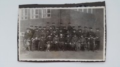 Photo 16R809 Schutztruppe Dog Squadron Police Uniform c.1930s approx. 9x14cm