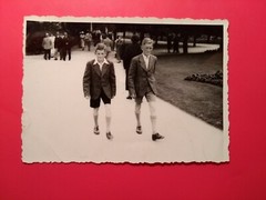 Altes Foto antik Vintage Jungen Pimpfe Strümpfe Boys Mode Fashion old Photo 1938