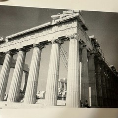 Photograph Print Janine Gordon Signed 16×20″ B/W Acropolis, Athens