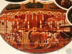 WESSALE PHOTO COLLAGE 16 x 20 MERRY GO ROUND DENTZEL HORSES CAROUSEL MATTED