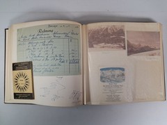 Travel Album with Photos, Postcards & Travel Documents: Lake Garda 1973, Budapest 1974