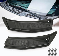 Windshield Wiper Cowl Cover Panel Grille Compatible with 2015-2020 Ford F150, Le
