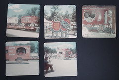 Circus World Museum Baraboo Wisconsin Set of 5 Vintage Photographs 3″ x 3″