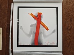 Bert Stern (1929-2013) – Marilyn Monroe – Crucifix II – XL signed photo with COA