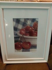 BOWL OF CHERRIES by DEBORAH Gilbert 9.75 IN signed and numbered by artist