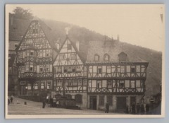 Miltenberg 1949 – Old Town Town Square – Old Photo 1940s