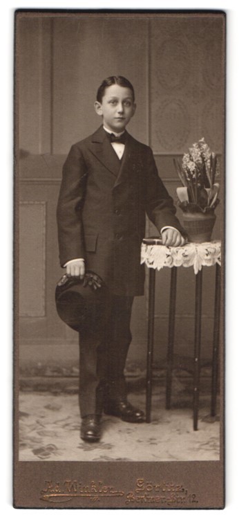 Photograph Ad. Winkler, Görlitz, Berlinerstr. 12, Portrait Cute Jack with