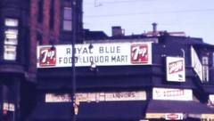 Old Colour Slide – American Shop Royal Blue Food & Liquor Mart