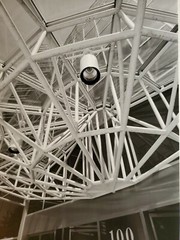 LIGHT STRUCTURE LARGE ORIGINAL SIGNED ART PHOTO B&W STETTNER VTG MATTE NJ CAMERA