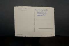 Photo postcard view GDR Saxon Switzerland mountaineer climber Pfaffenstein