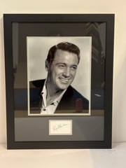 Framed Photograph Of Rock Hudson With Signature