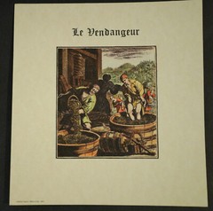 7 vintage pictures of historic trades, 5.5×5.5, ideal for framing