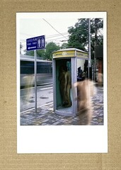 Chi Peng (b. 1981) Art Announcement Card 2005 – Telephone Booth – Chambers NYC