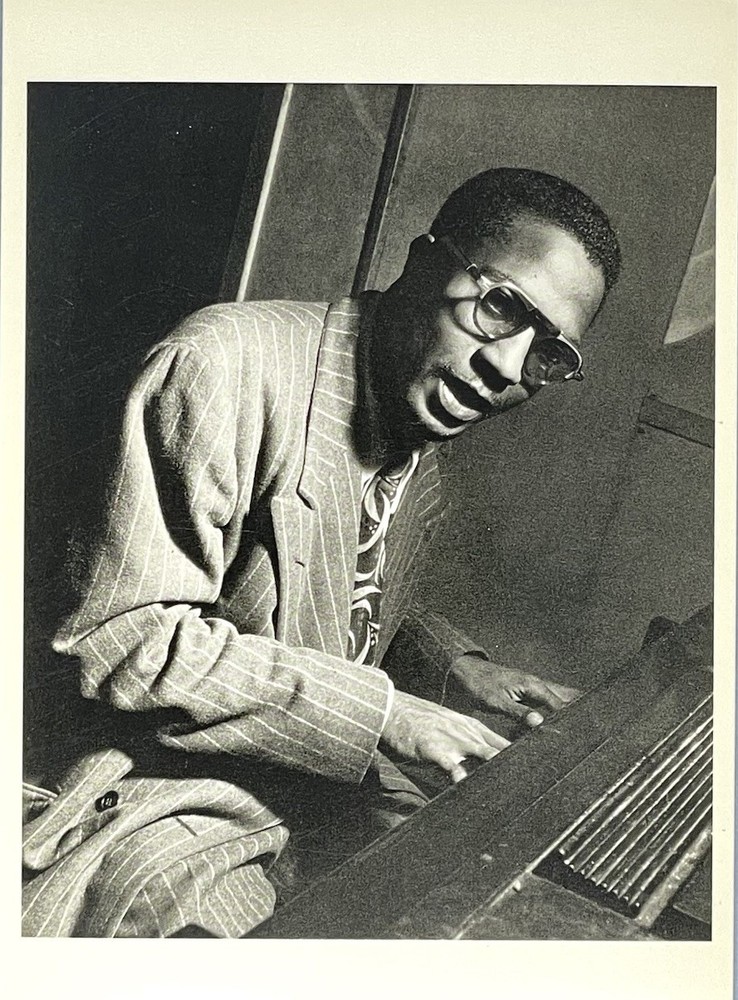 Thelonious Monk Art Print Card Photo By William P. Gottlieb Fotofolio 4”x6” Jazz