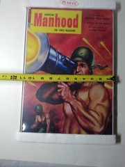 Plak-It AMERICAN MANHOOD Magazine cover 17 Inch x 11 Inch Print Plaque