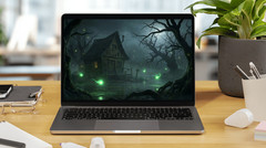 Digital Image Picture Photo Pic Wallpaper Background 4K Swamp Witch Shack Spooky