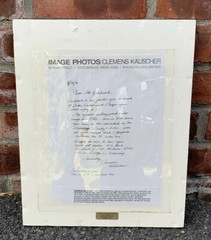 Signed Clemens Kalisch Photograph Of Spanish Cellist & Conductor Pau Casals
