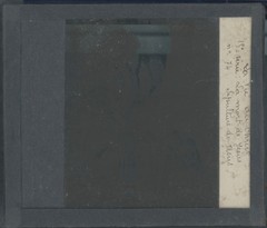 The Burial, Vintage Photo Glass Plate, Black & White, 8.5×10 Cm