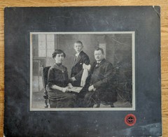 Foto Familie J. Stegmann Mühlhausen ca. 1910 Gruppenfoto Familienporträt