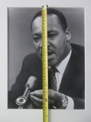 Martin Luther King Jr. black & white matted Photo 10 x 13″ photo size