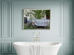 Vintage Clawfoot Tub Couch Bath Bathroom Art Photography Print