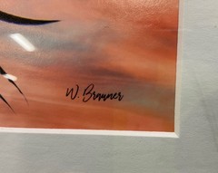 Framed Bald Eagle Mid Flight Photo Print