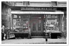 1903 Chinese Store Chinatown Street View New York City 8×12 Silver Halide Photo