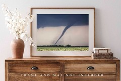 Tornado Photography Print: Oklahoma, Twister, Storm, Weather, Picture, Photo
