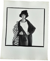 High Fashion Model 13 7/8 x 11 Photograph-C. 1980s-Mark Bugzester