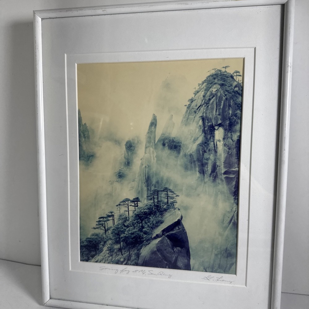 Spring Fog at Mt. Tian Zi Guo Ji Liang Chinese Art Photograph 11 by 14 apps