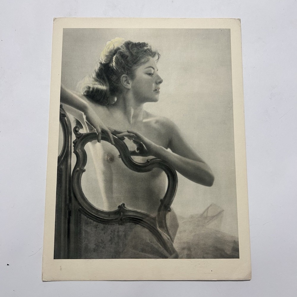 Vintage 20th Century Studio Women’s Art Nude Photography Print BN 20×30