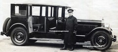 G986 Photo 1927 Car Vintage Passenger Car Sedan Luxury Chauffeur Packard 343 Sedan