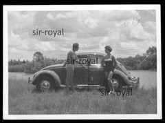 Johannisburg 1960 – VW Beetle Swimsuit Swimming Trunks – Car Vehicle Vintage – Photo 9x6cm