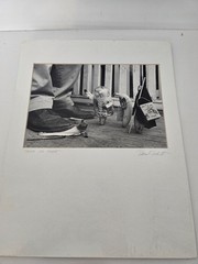 David Schmidt Banana Photography B&W Signed Trick or Treat Halloween – Matted