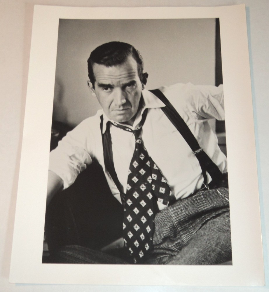 ORIG. PHOTO of broadcaster EDWARD R. MURROW by LIFE Photographer MARTIN HARRIS