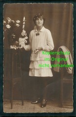 Wroclaw Silesia – Original Photo Communion Girl – Studio Urania ~1929 – AO95