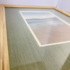Signed Libby Rae 1989 Coastal Seascape Beach Print Framed Ocean Wall Art