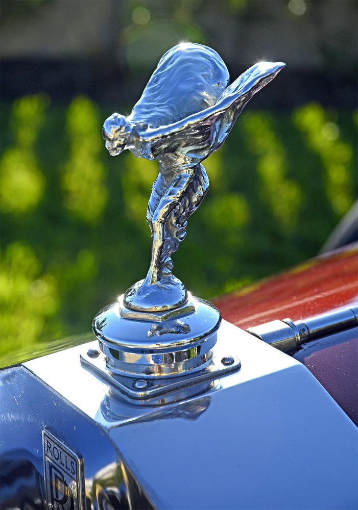Sprit of Ecstasy 1933 Rolls Royce Sedanca de Ville Classic Car Photo (CA-0831)