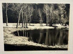 Original Signed Ralph H Anderson Merced River Yosemite Park Gelatin Silver Print