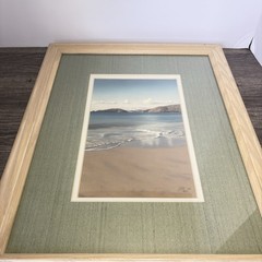Signed Libby Rae 1989 Coastal Seascape Beach Print Framed Ocean Wall Art